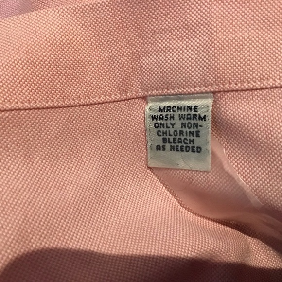 Ralph Lauren solid pink Yarmouth Black Label cotton Oxford shirt. Size 16-34. - Picture 7 of 7